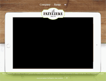 Tablet Screenshot of lapateliere.com
